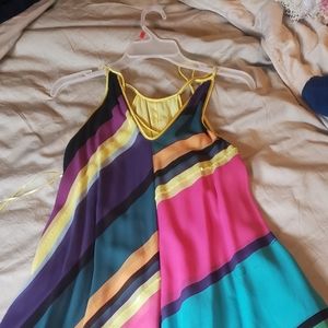 Multicolor Catherine Malandrino Cocktail Dress Size 6